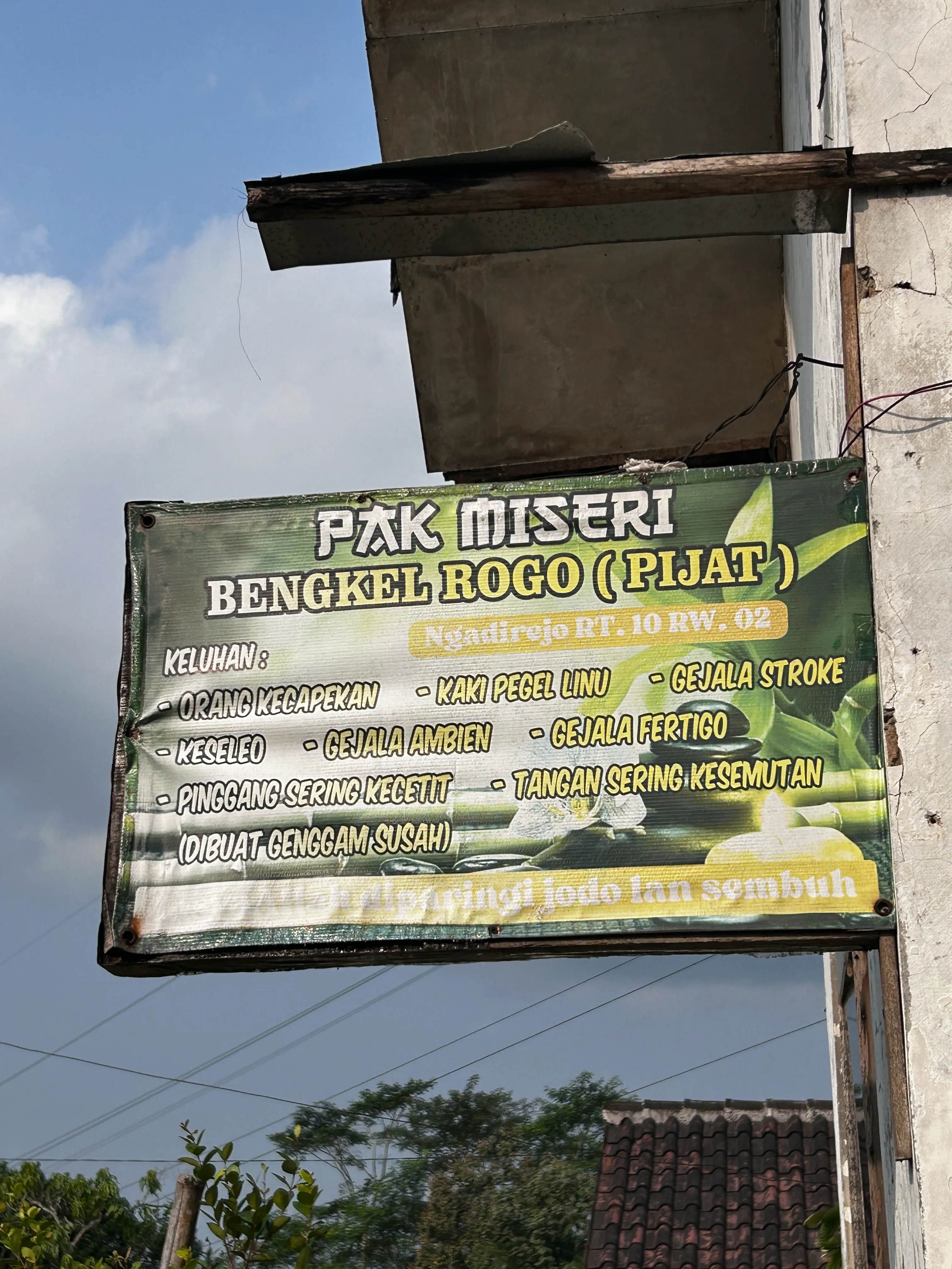 Bengkel Rogo (pijet)